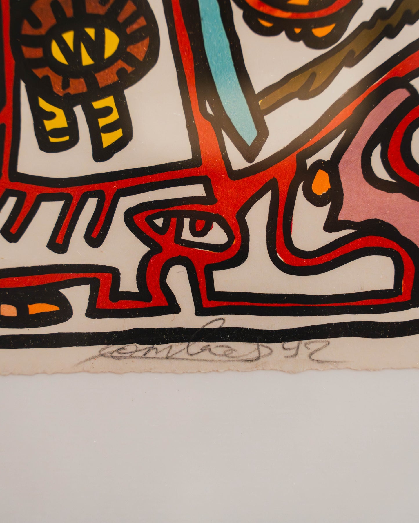COMBAS Robert – L’homme animal (1992) – Lithographie originale signée & numérotée-Artkob Galerie