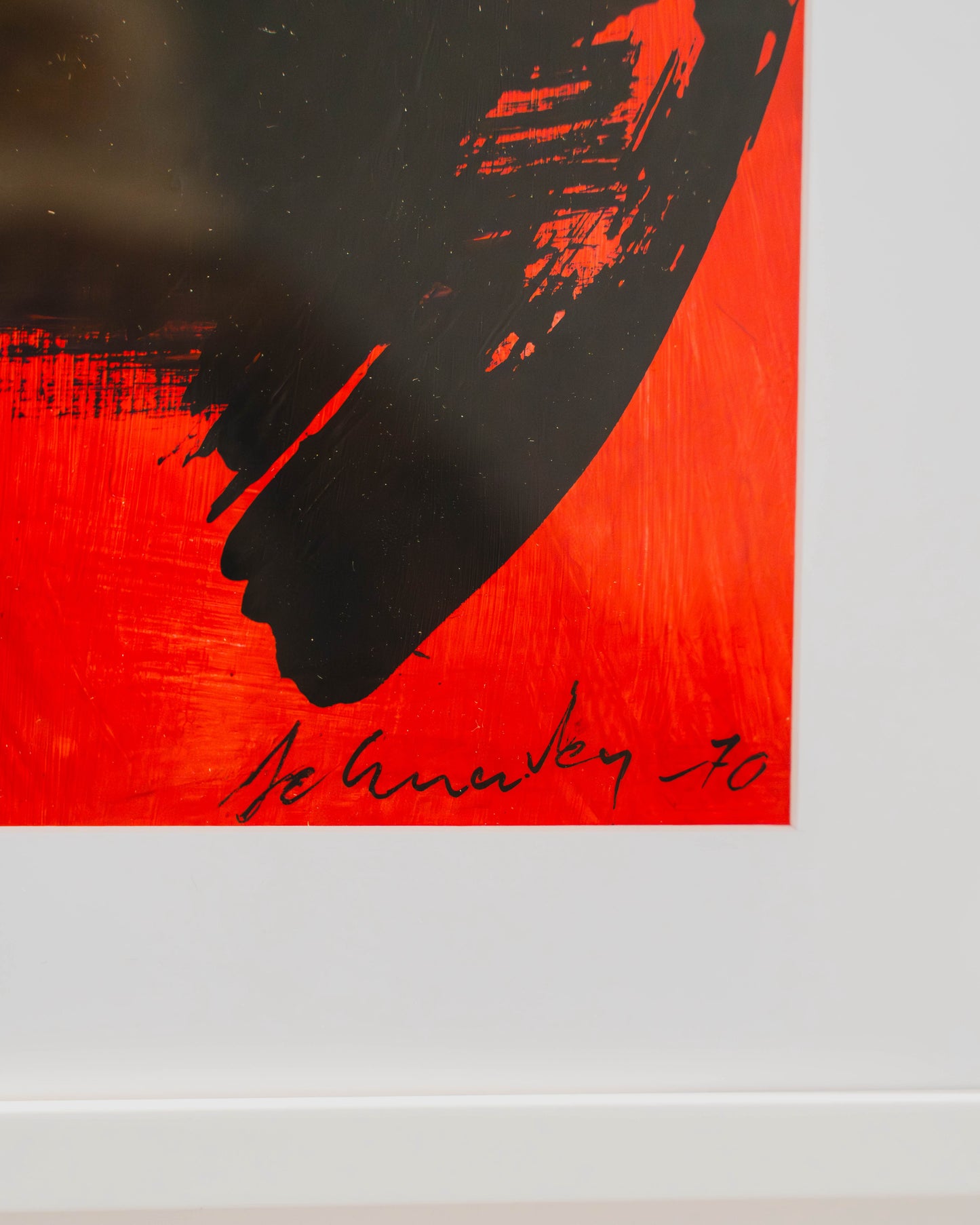 Gérard Schneider (1896-1986) – Oil on paper, 1970 – Signed & dated – Artkob Gallery