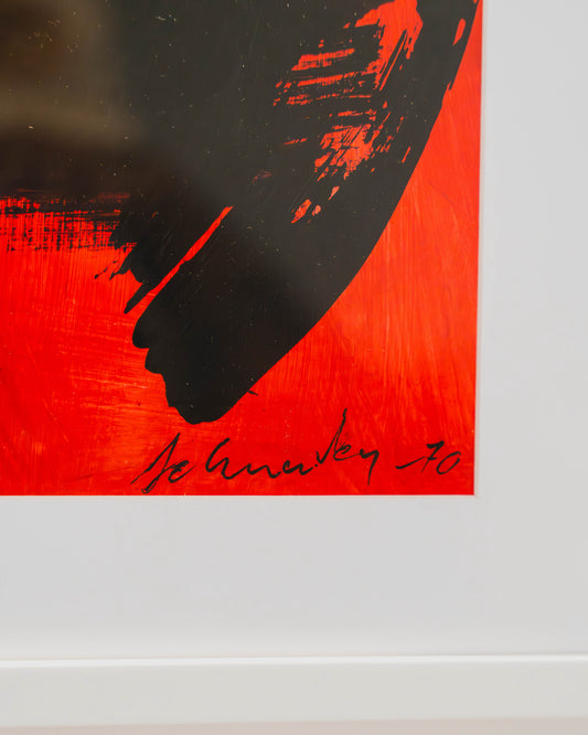 SCHNEIDER Gérard (1896-1986) – Huile sur papier, 1970 – Signée & datée – Artkob Gallery