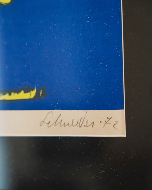 SCHNEIDER Gérard (1896-1986) "Composition"– Lithographie – Signée & datée – Artkob Galerie