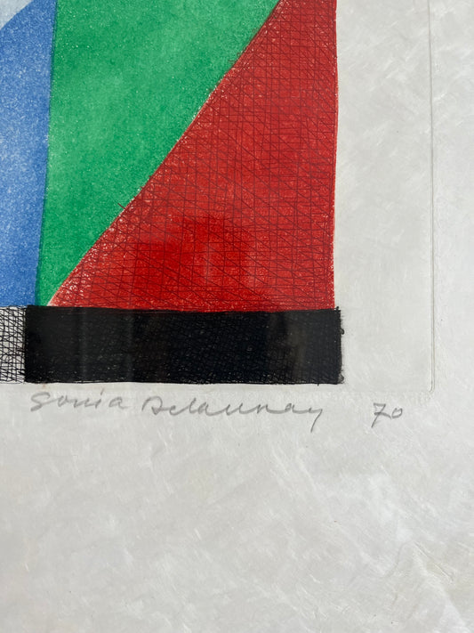 DELAUNAY Sonia – Eau-forte & Aquatinte, 1970 – Signée & numérotée – Artkob Galerie