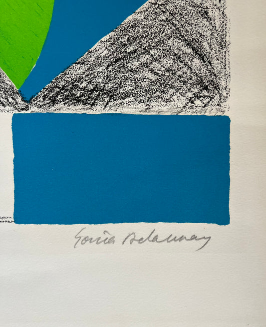 DELAUNAY Sonia – Contrepoint, lithographie circa 1965 | Artkob Galerie