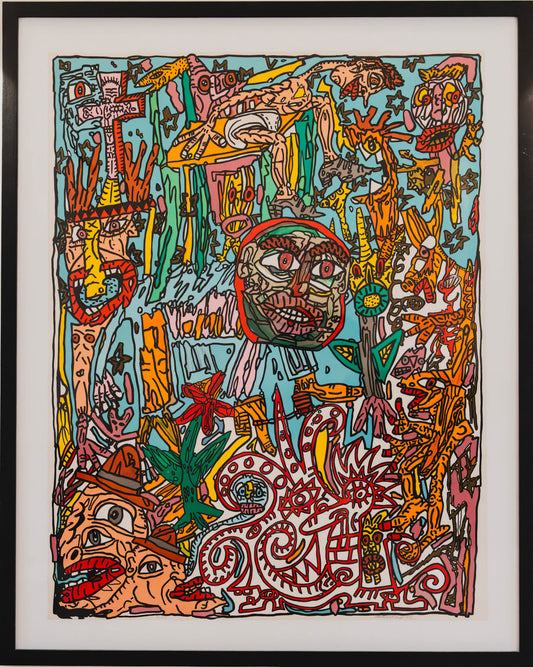 COMBAS Robert – L’homme animal (1992) – Lithographie originale signée & numérotée-Artkob Galerie