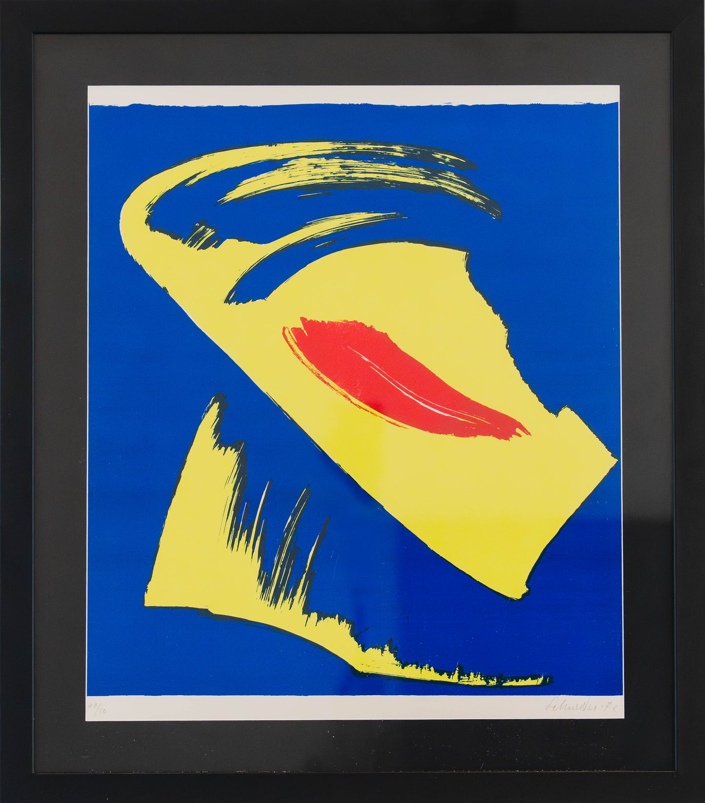 SCHNEIDER Gérard  (1896-1986) "Composition"– Lithographie – Signée & datée – Artkob Galerie