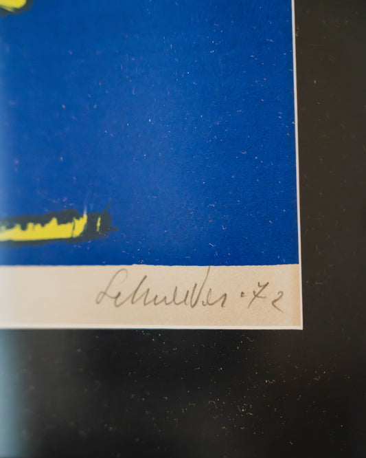 SCHNEIDER Gérard  (1896-1986) "Composition"– Lithographie – Signée & datée – Artkob Galerie