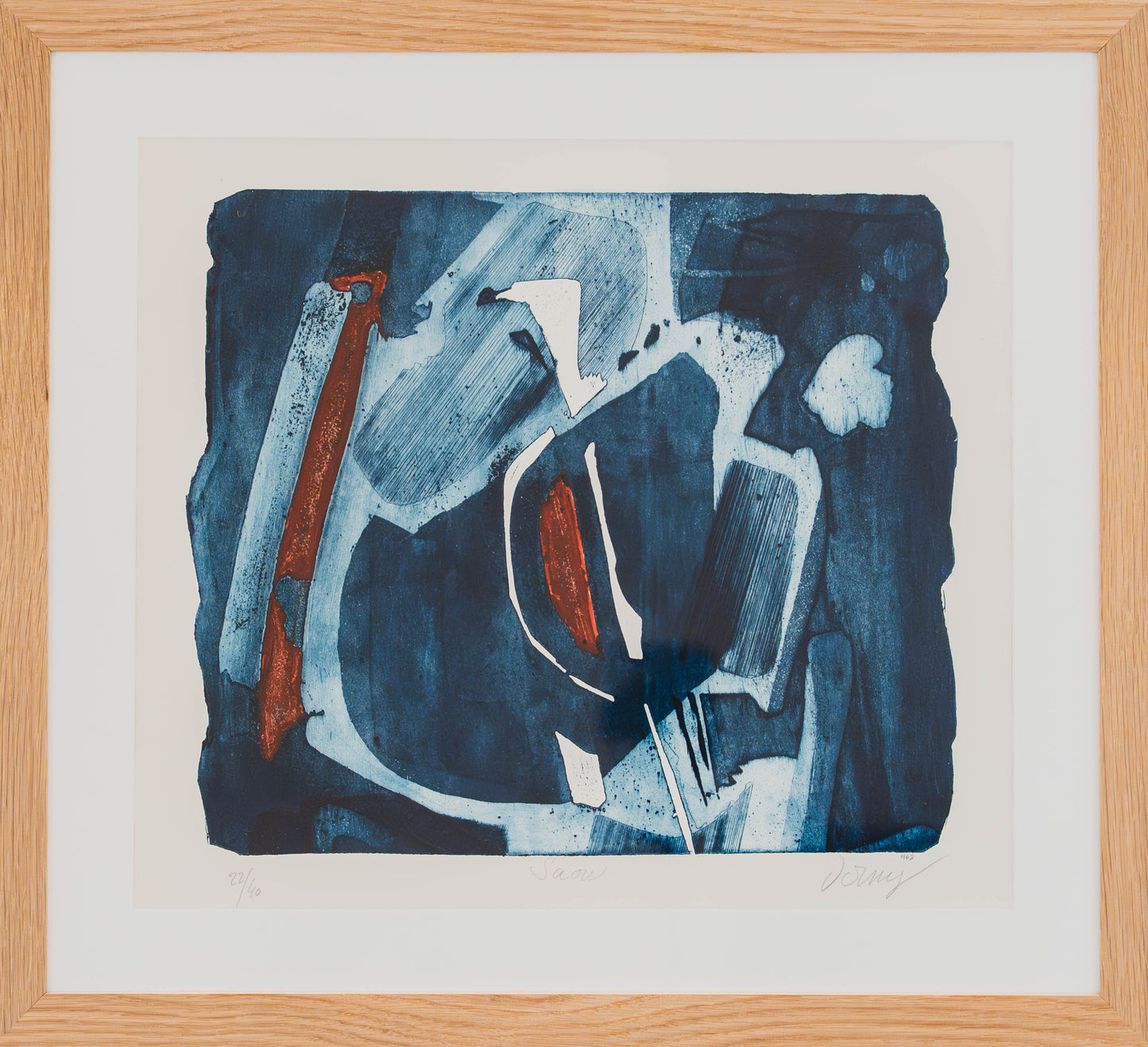 DORNY Bertrand ( 1931 - 2015 ) – Aquatinte & Eau-forte “Saou” – Signée & numérotée – Artkob Galerie