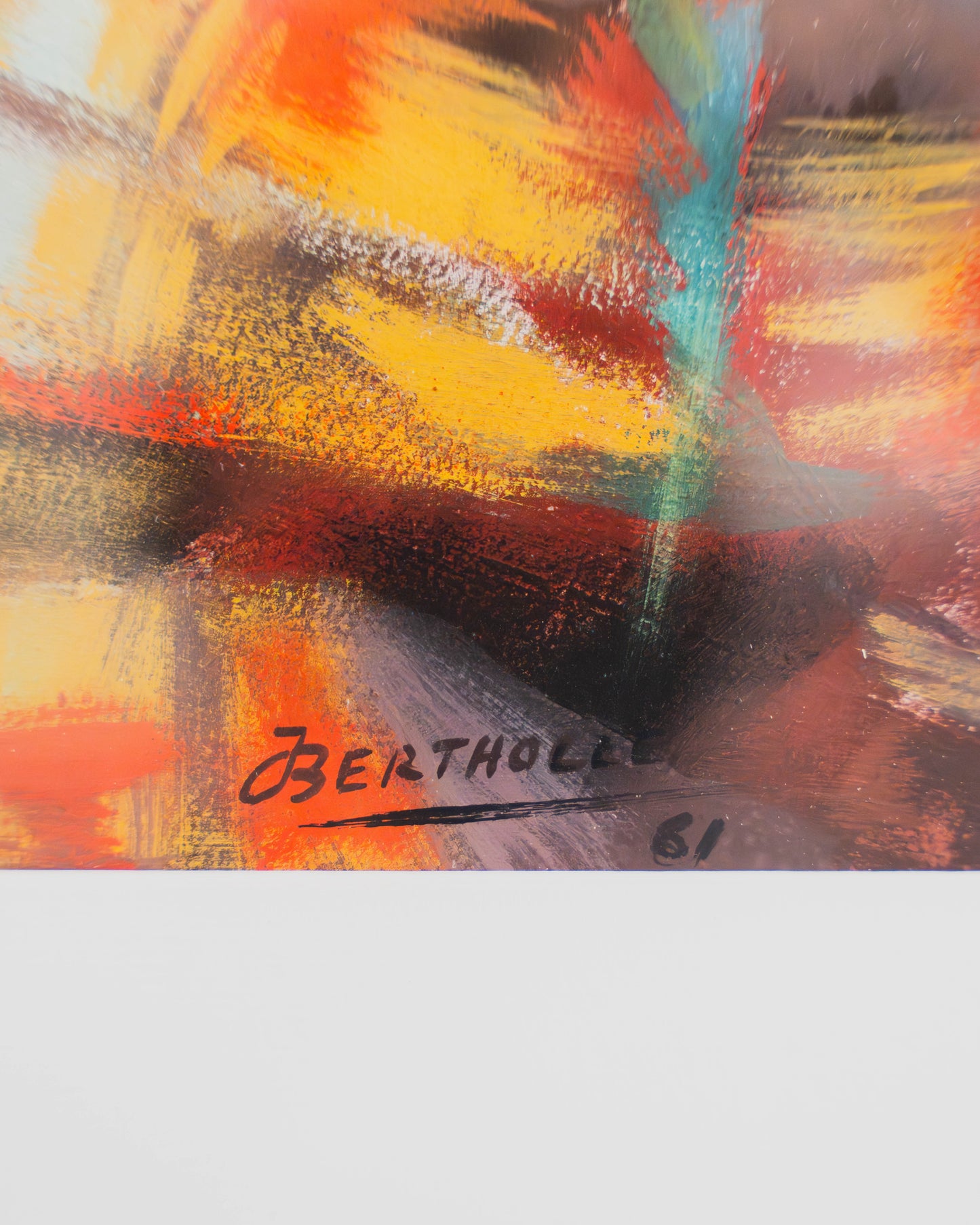 BERTHOLLE Jean (1909-1996) – Gouache sur papier, 1961 – Signée & datée – Artkob Galerie