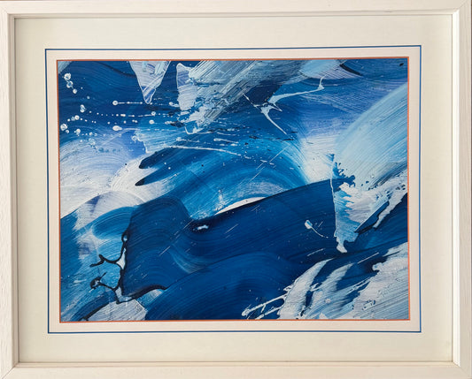 Extract n°3, acrylique et encre sur toile de lin de Thomas Berthuel-Bonnes, 2020
