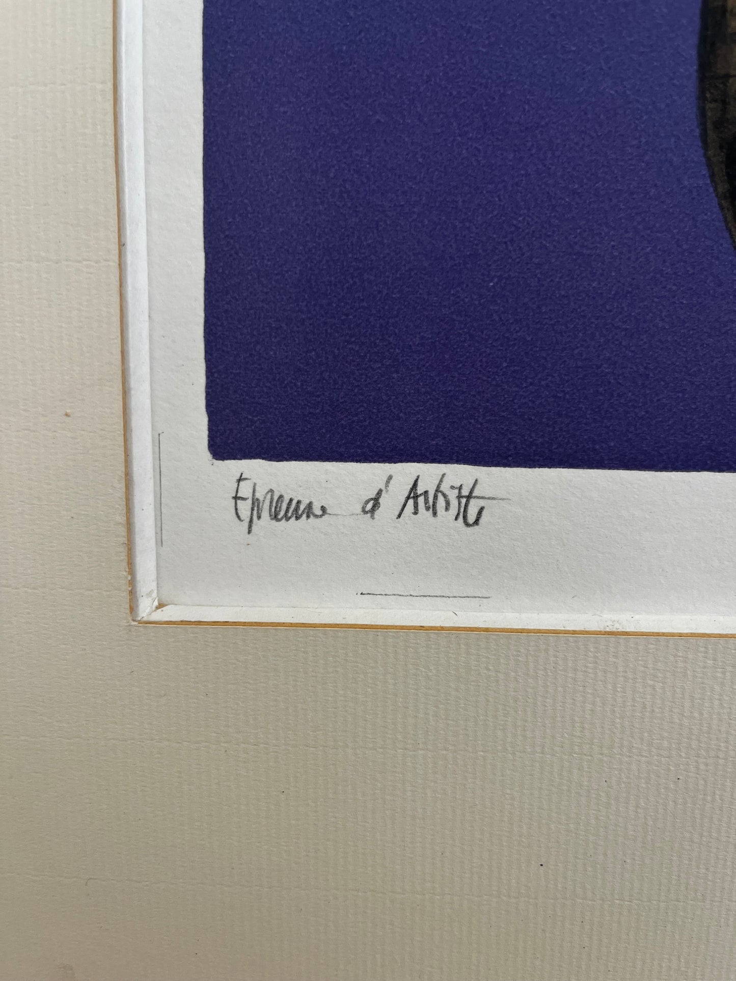 ESTEVE Maurice (1904-2001)– Lithographie “Bank Street” – Signée & épreuve d’artiste – Artkob Galerie