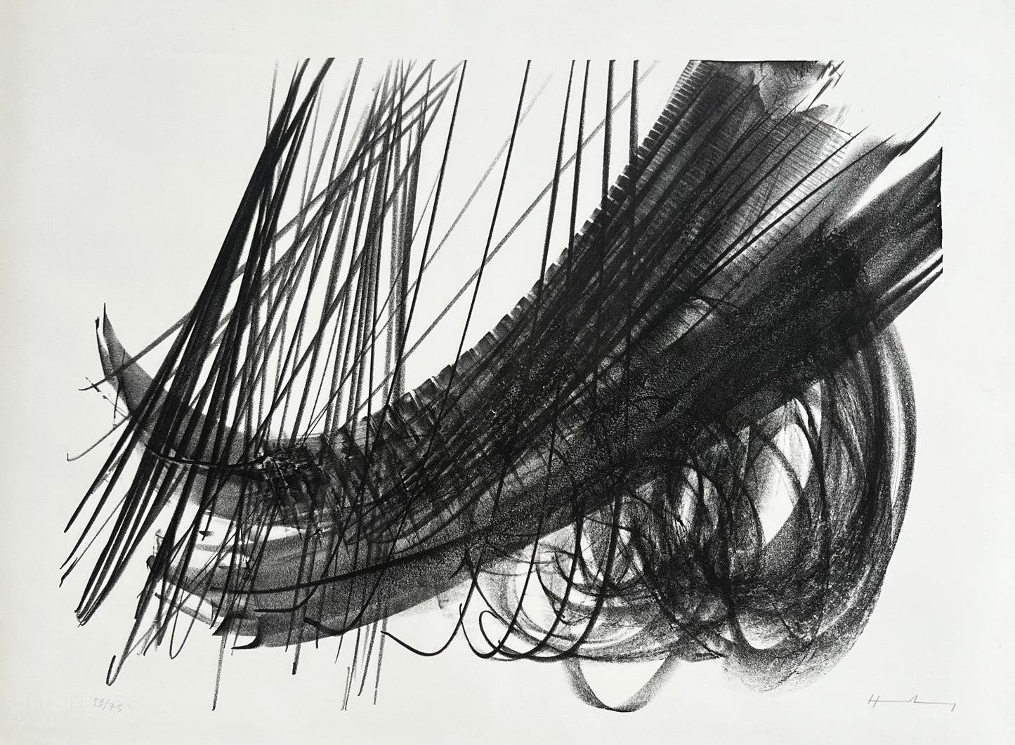 HARTUNG Hans (1904-1989)Lithographie L2, 1973 – Signée & numérotée – Artkob Galerie