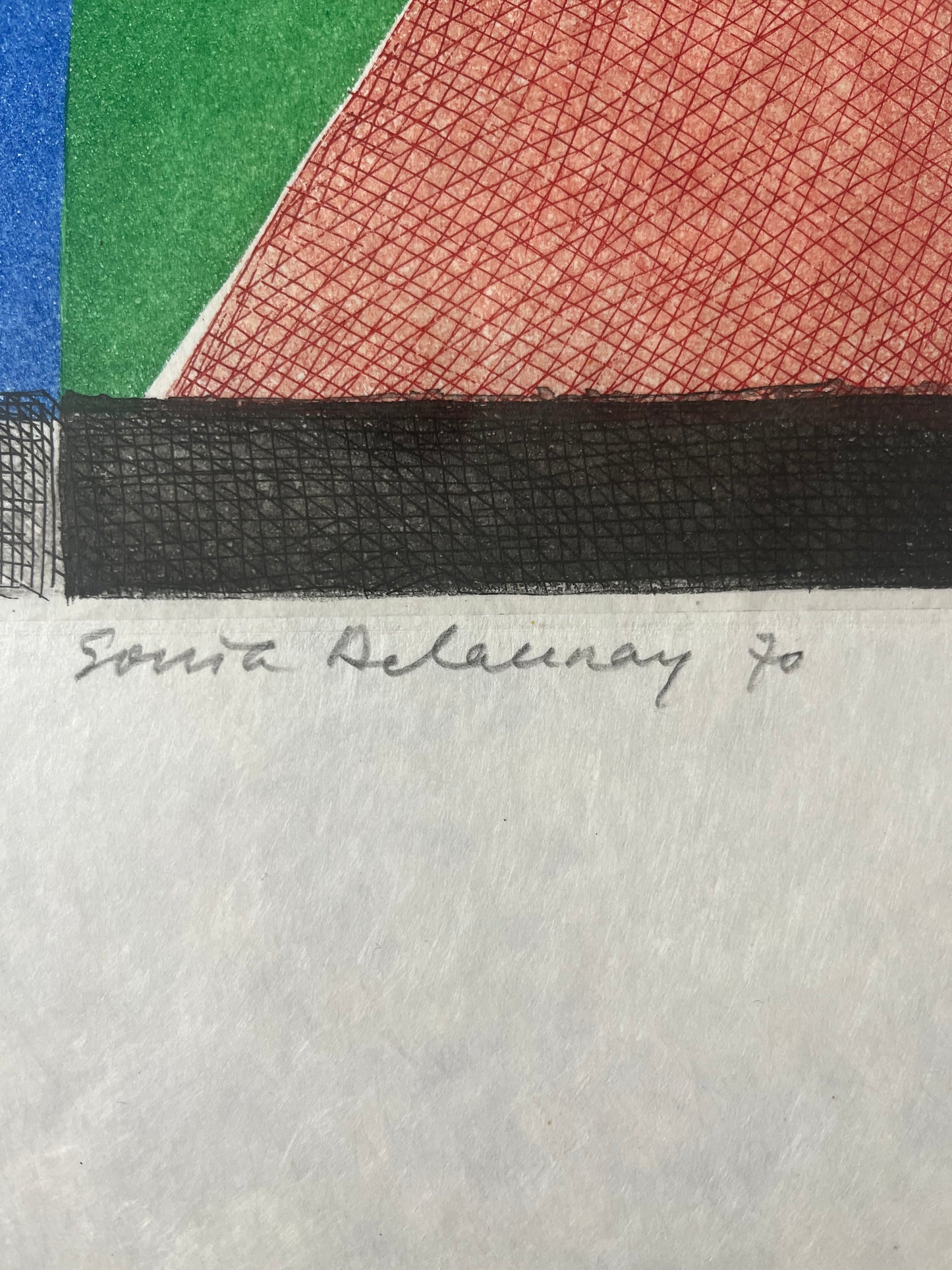 DELAUNAY Sonia – Eau-forte & Aquatinte, 1970 – Signée & numérotée – Artkob Galerie