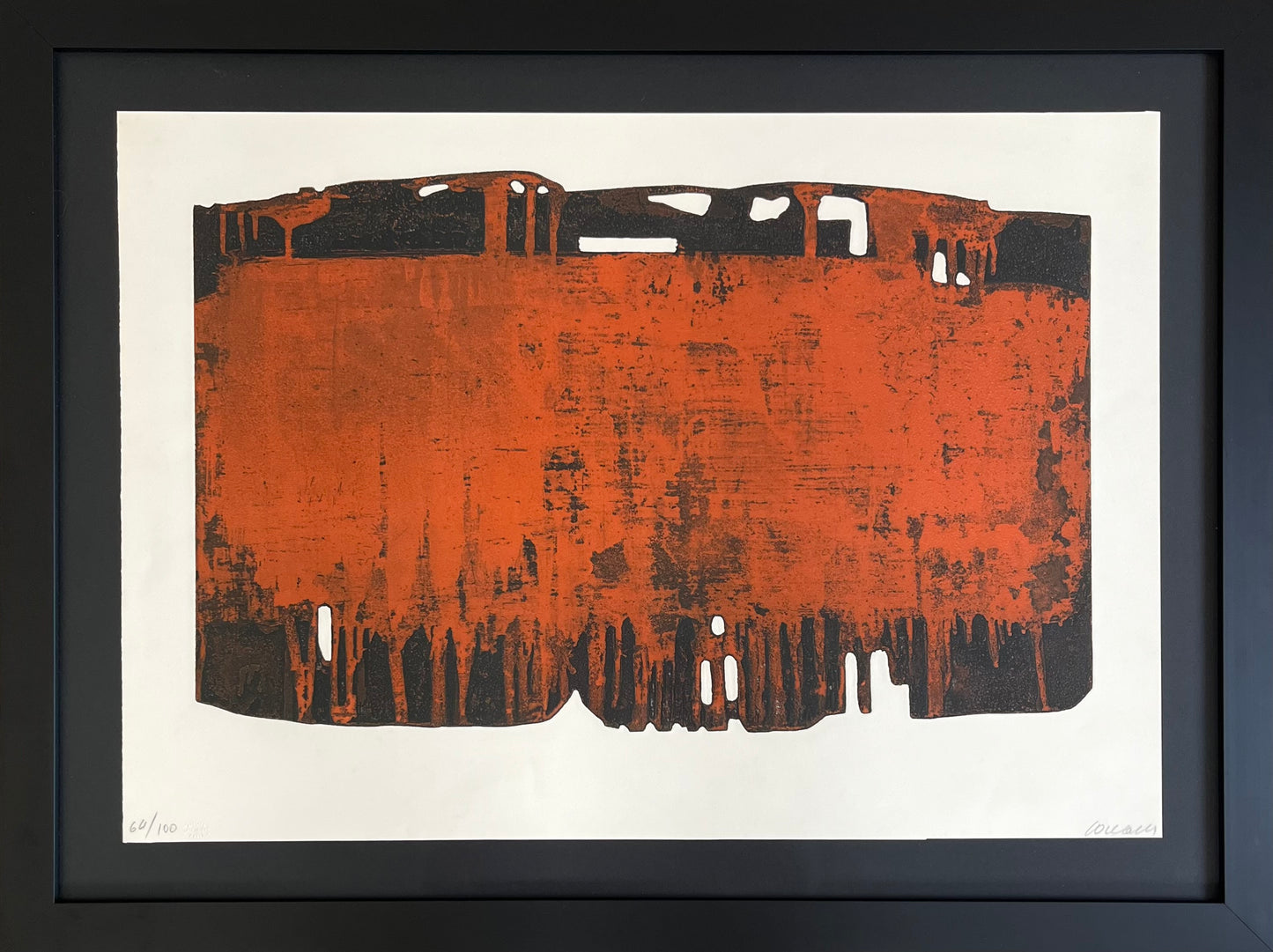 SOULAGES Pierre (1919-2022) – Eau-forte XXV, 1974 – Signée & numérotée – Artkob Galerie