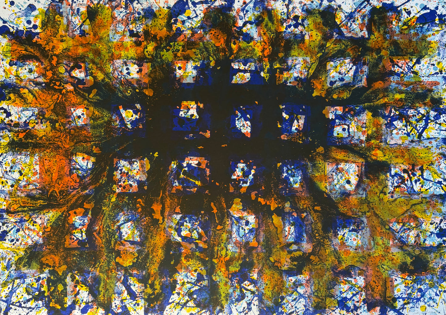 FRANCIS Sam — Lithographie sur vélin BFK Rives, 1979 — Signée & numérotée — Artkob Galerie