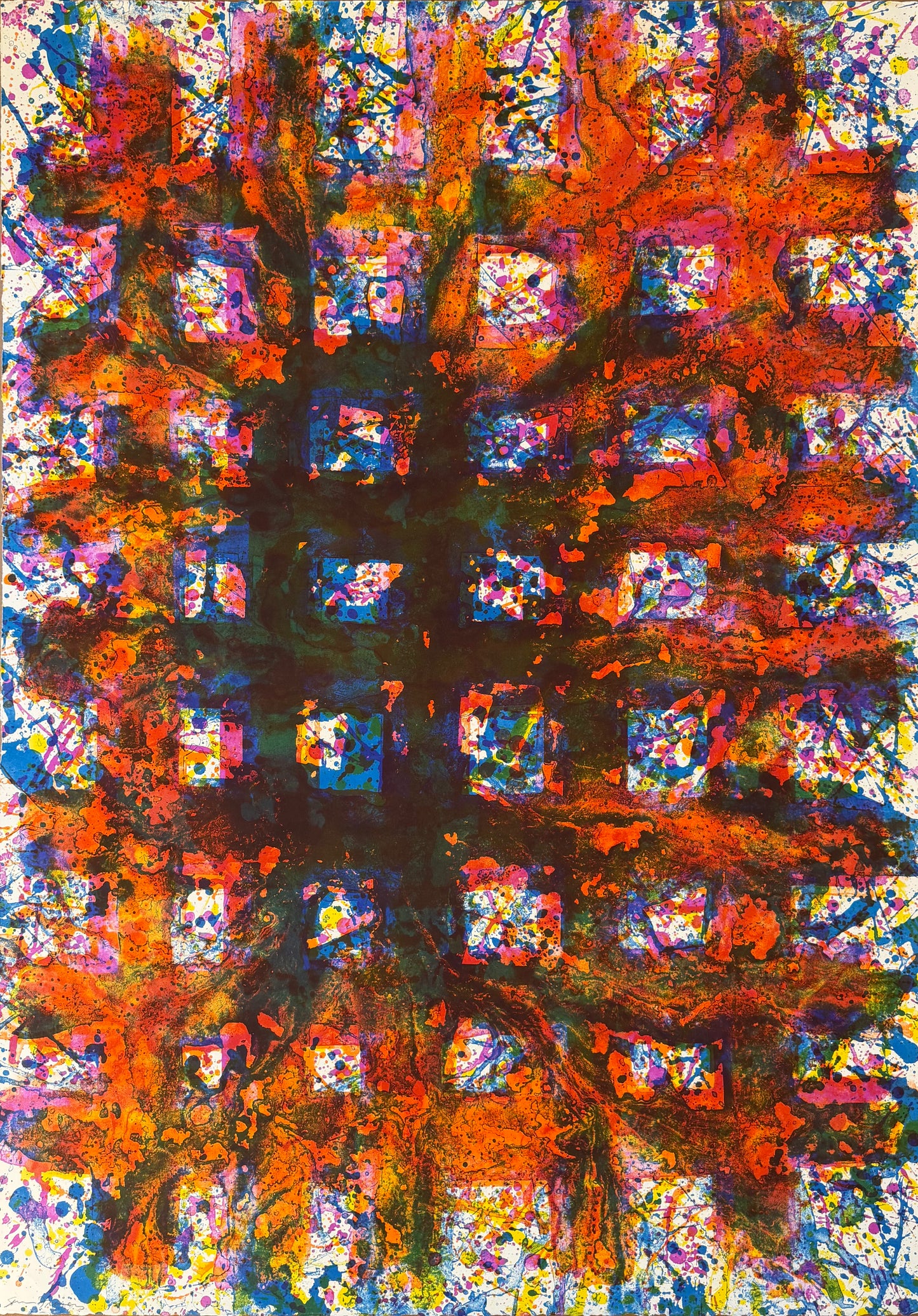FRANCIS Sam — Lithographie sur vélin BFK Rives, 1979 — Signée & numérotée 21/24 — Artkob Galerie