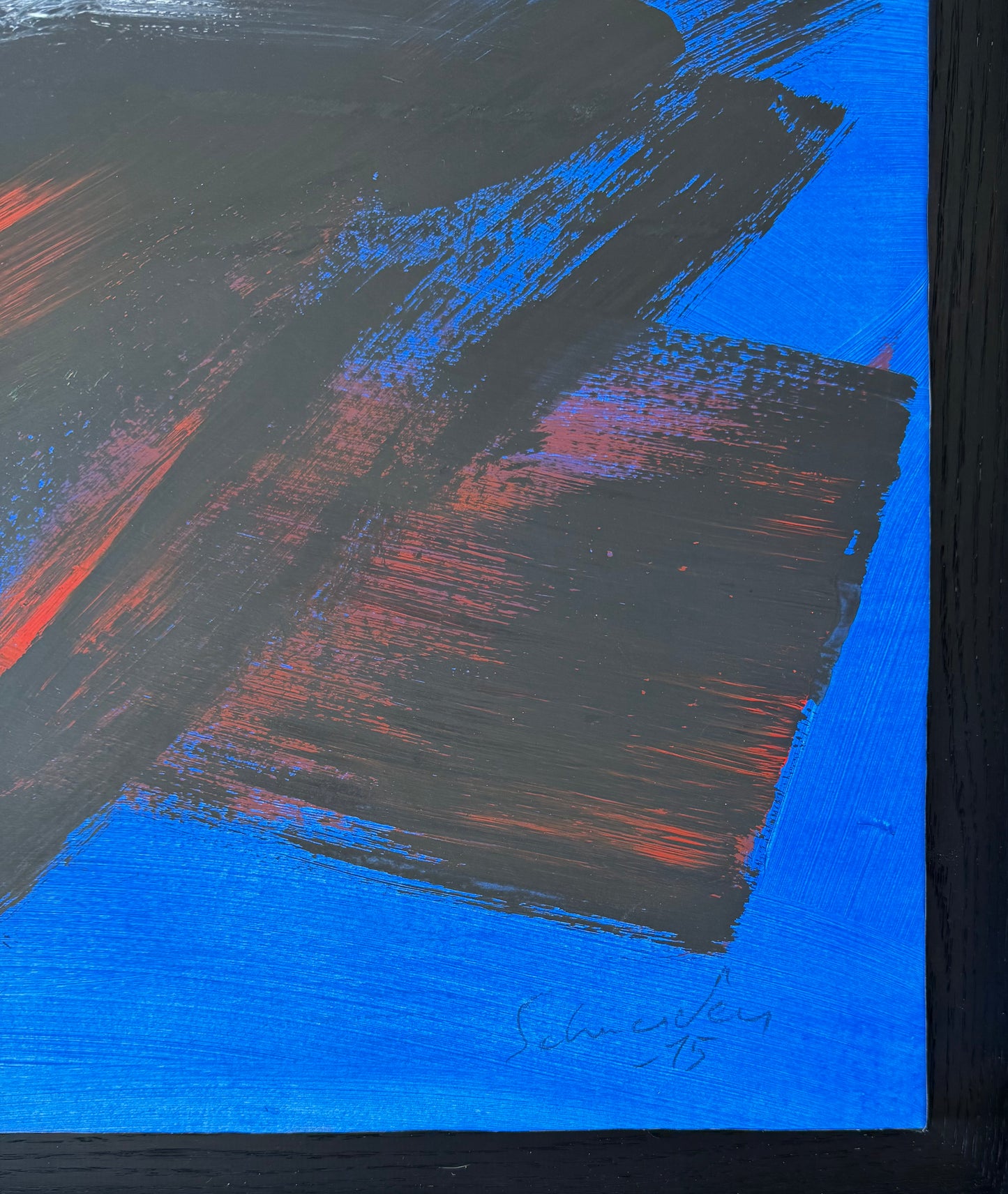 SCHNEIDER Gérard — Acrylique sur papier marouflé sur toile, 1975 — Signée & datée — Artkob Galerie